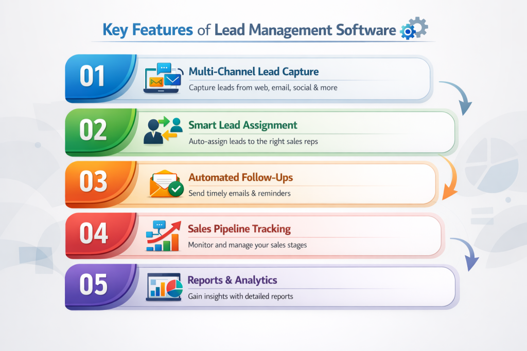 Key Features of lead management software